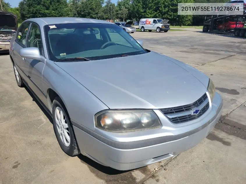 2G1WF55E119278674 2001 Chevrolet Impala
