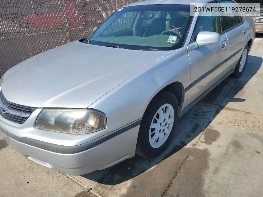 2G1WF55E119278674 2001 Chevrolet Impala
