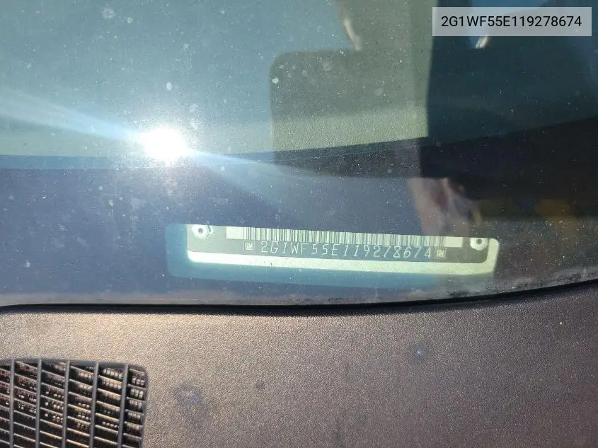 2G1WF55E119278674 2001 Chevrolet Impala