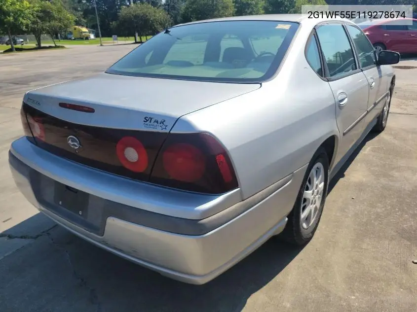 2G1WF55E119278674 2001 Chevrolet Impala