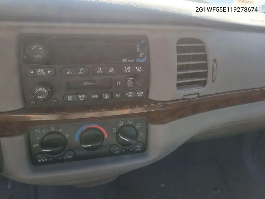 2G1WF55E119278674 2001 Chevrolet Impala