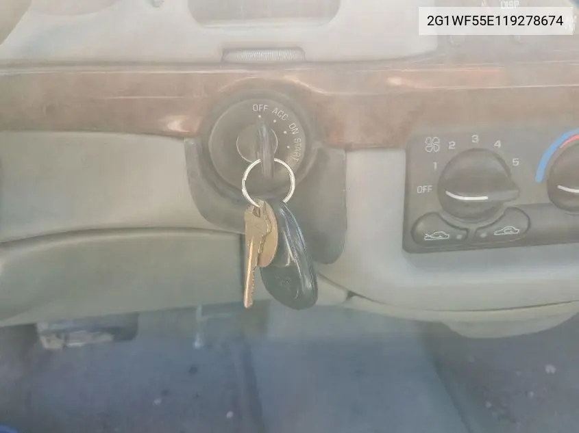 2G1WF55E119278674 2001 Chevrolet Impala