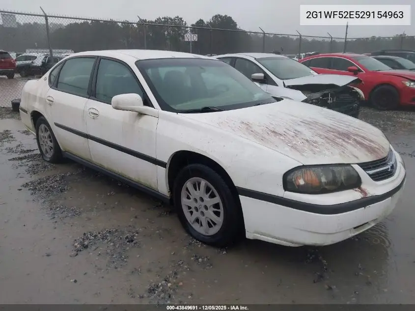 2G1WF52E529154963 2002 Chevrolet Impala
