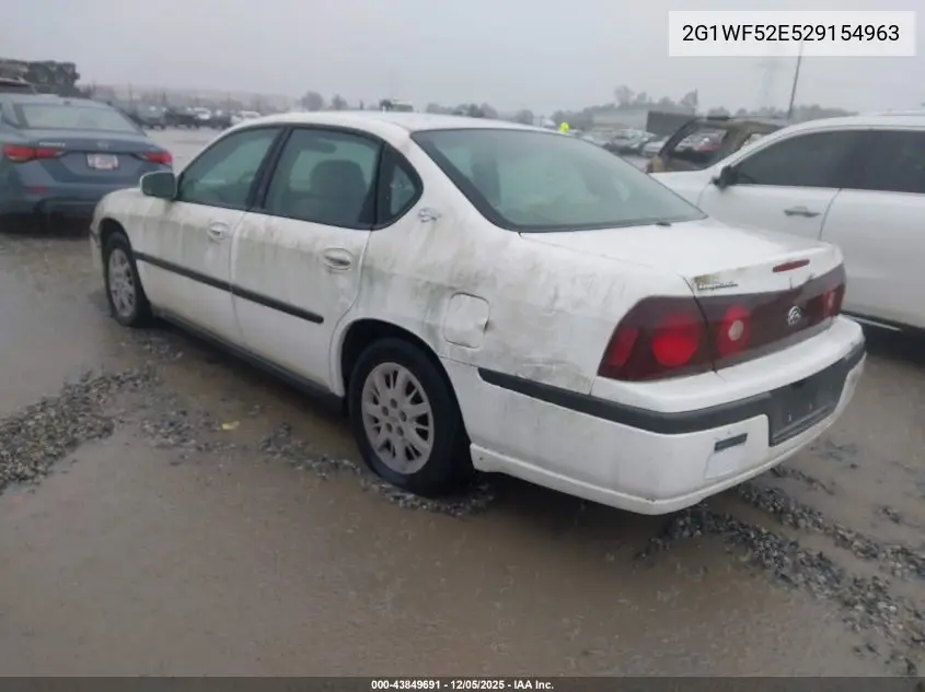 2G1WF52E529154963 2002 Chevrolet Impala