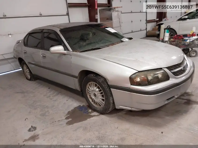 2G1WF55E639136887 2003 Chevrolet Impala