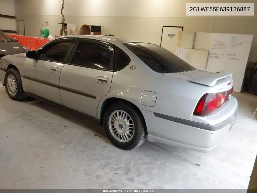 2G1WF55E639136887 2003 Chevrolet Impala