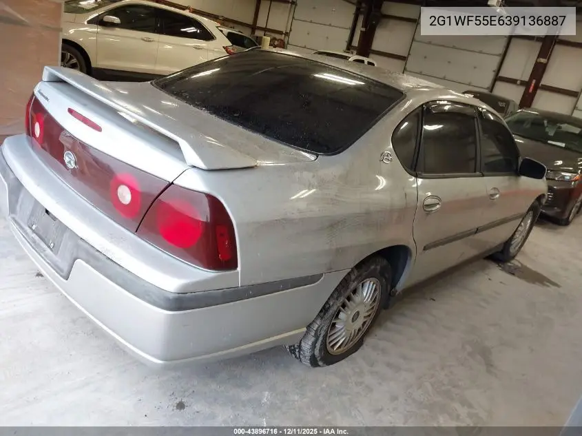 2G1WF55E639136887 2003 Chevrolet Impala