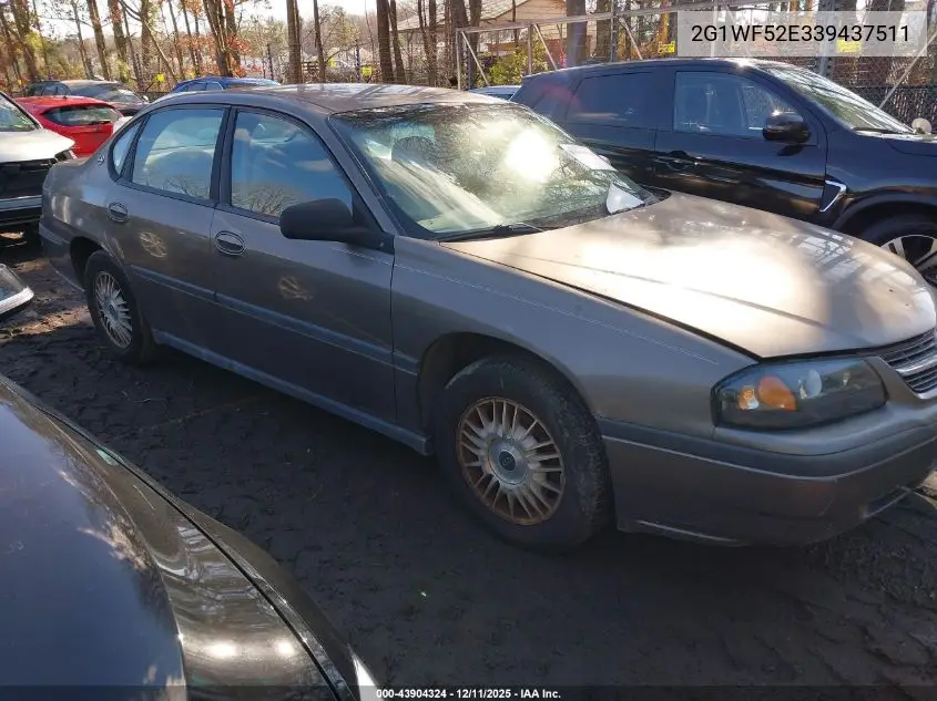 2G1WF52E339437511 2003 Chevrolet Impala