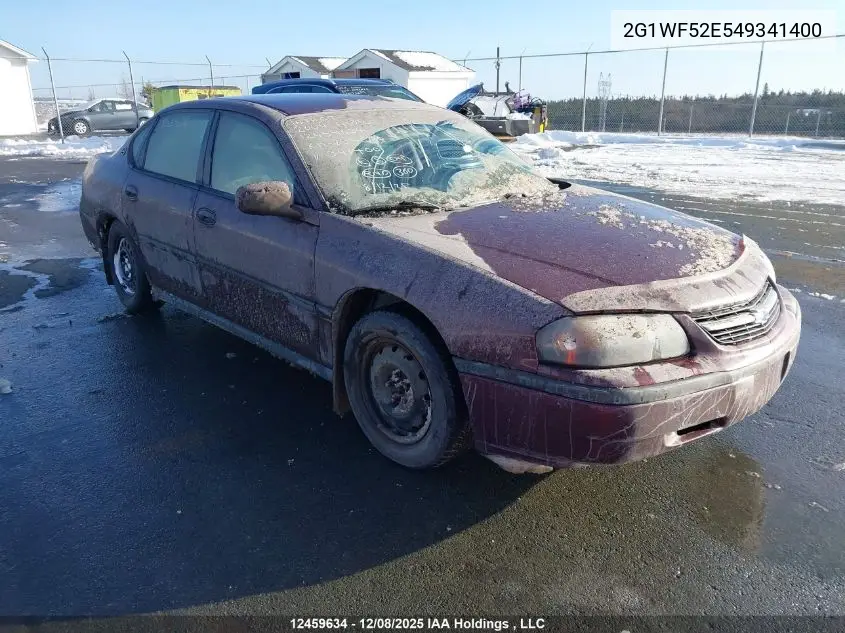 2G1WF52E549341400 2004 Chevrolet Impala