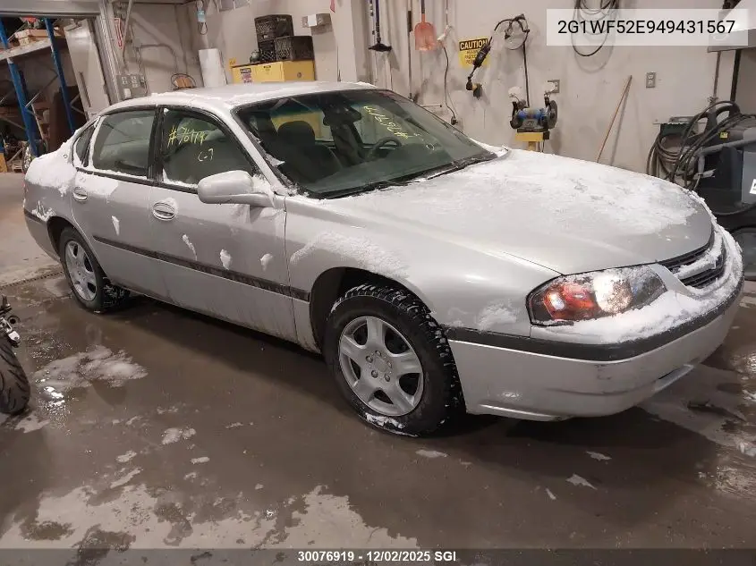 2G1WF52E949431567 2004 Chevrolet Impala