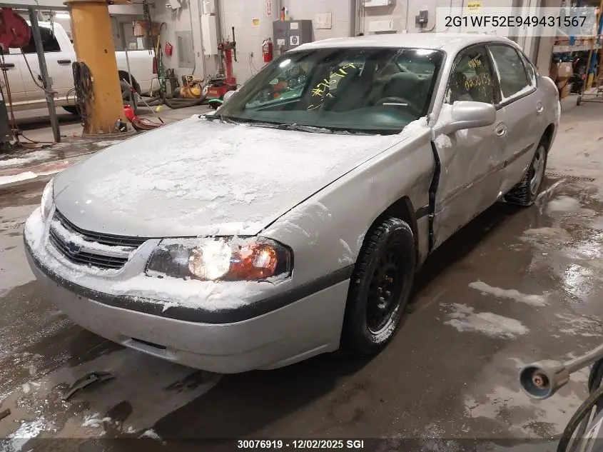 2G1WF52E949431567 2004 Chevrolet Impala