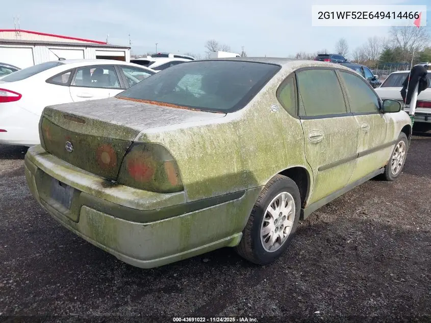 2G1WF52E649414466 2004 Chevrolet Impala