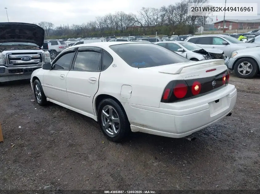 2G1WH52K449416961 2004 Chevrolet Impala Ls