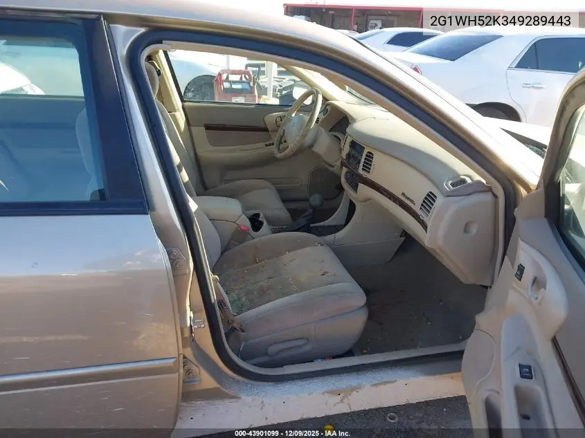 2G1WH52K349289443 2004 Chevrolet Impala Ls