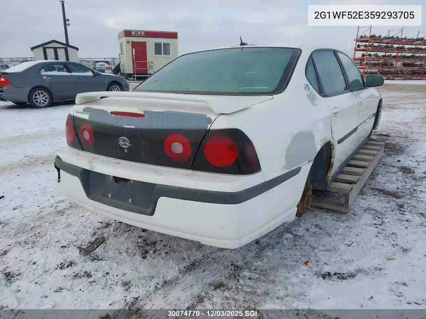 2G1WF52E359293705 2005 Chevrolet Impala