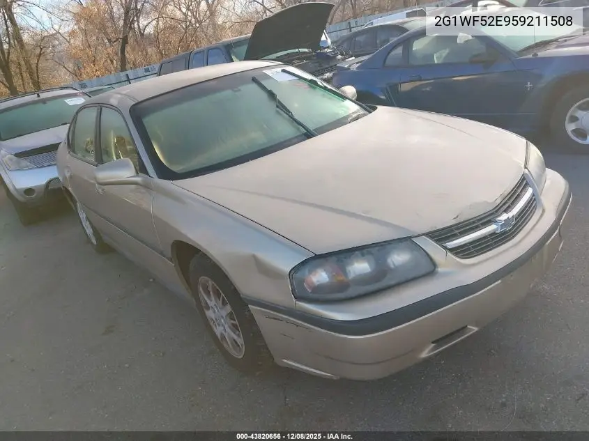 2G1WF52E959211508 2005 Chevrolet Impala