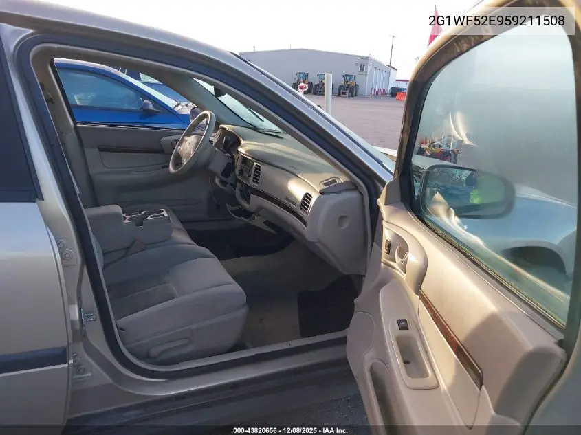 2G1WF52E959211508 2005 Chevrolet Impala
