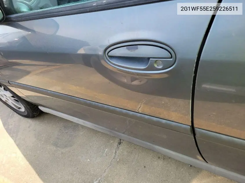 2G1WF55E259226511 2005 Chevrolet Impala