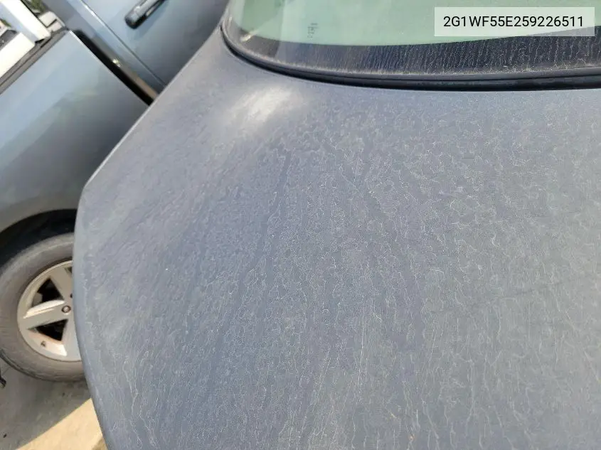 2G1WF55E259226511 2005 Chevrolet Impala