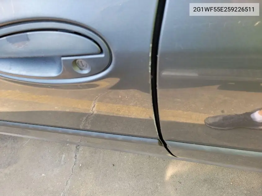 2G1WF55E259226511 2005 Chevrolet Impala