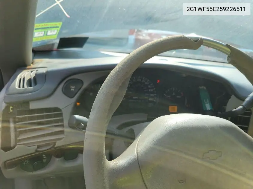 2G1WF55E259226511 2005 Chevrolet Impala