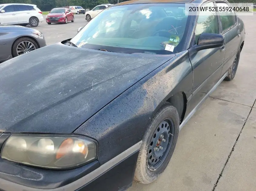 2G1WF52E559240648 2005 Chevrolet Impala