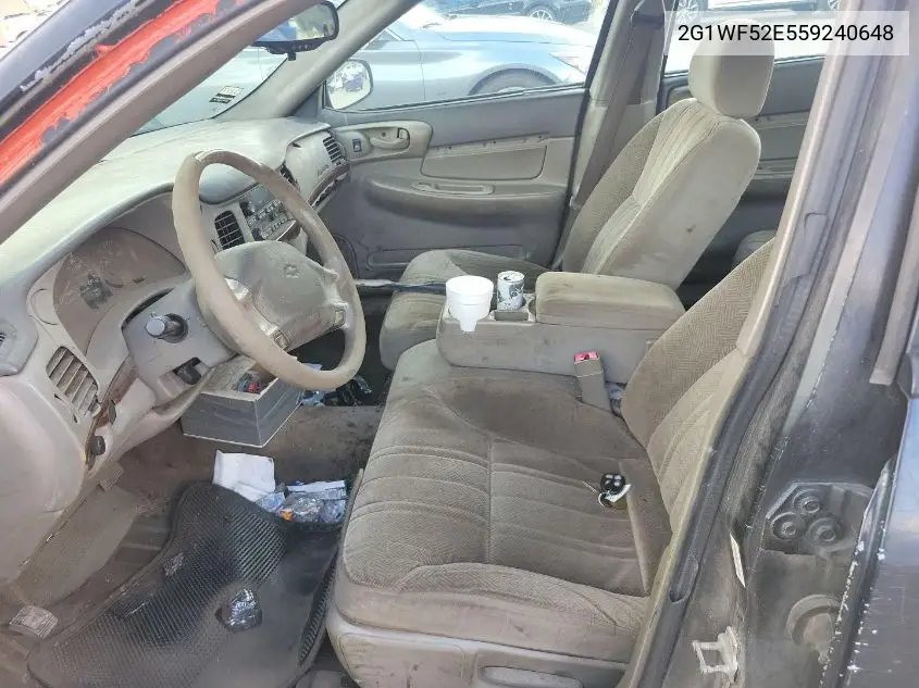2G1WF52E559240648 2005 Chevrolet Impala