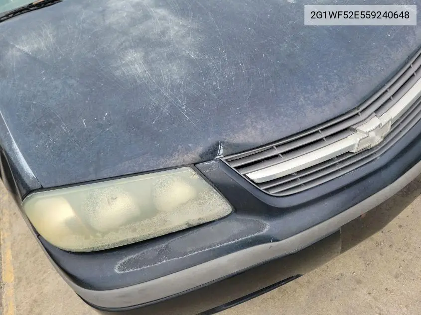 2G1WF52E559240648 2005 Chevrolet Impala