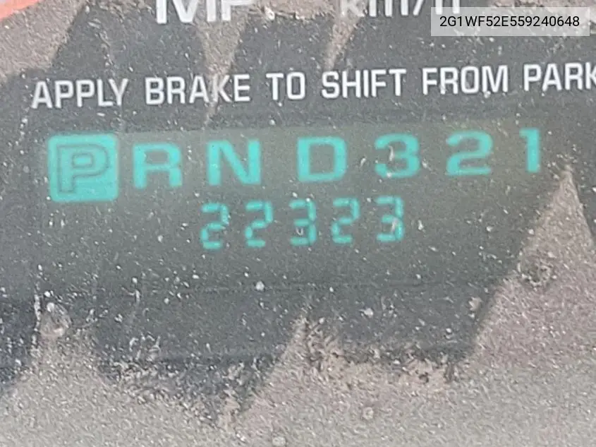 2G1WF52E559240648 2005 Chevrolet Impala