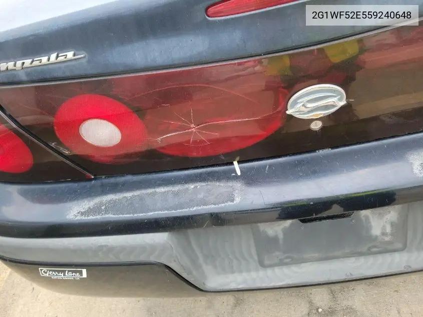 2G1WF52E559240648 2005 Chevrolet Impala