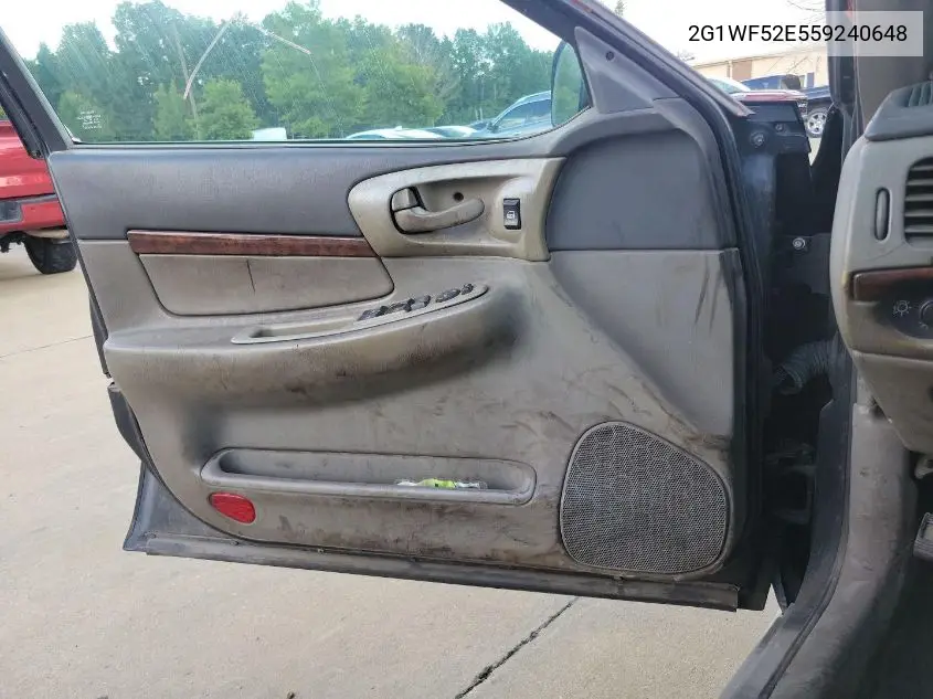 2G1WF52E559240648 2005 Chevrolet Impala