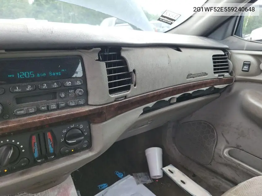 2G1WF52E559240648 2005 Chevrolet Impala