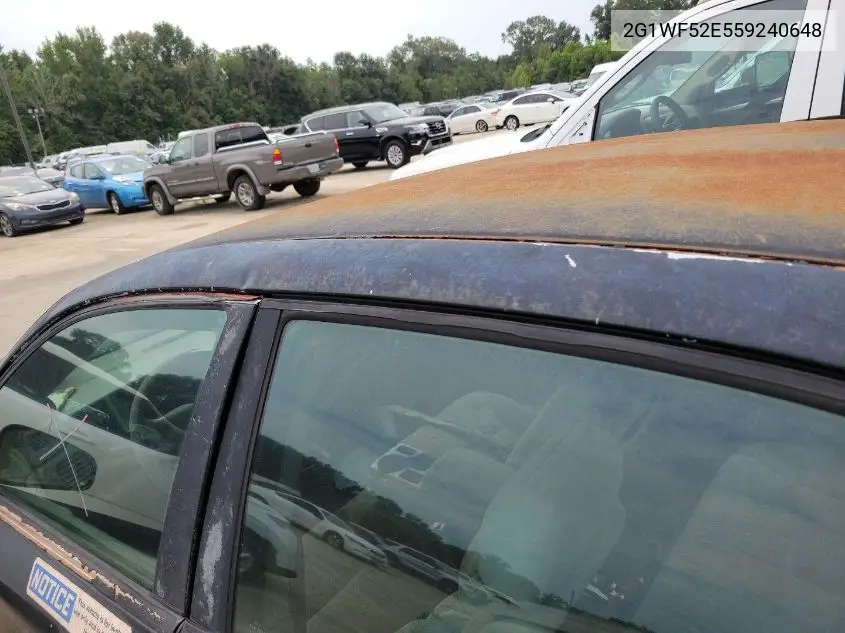 2G1WF52E559240648 2005 Chevrolet Impala