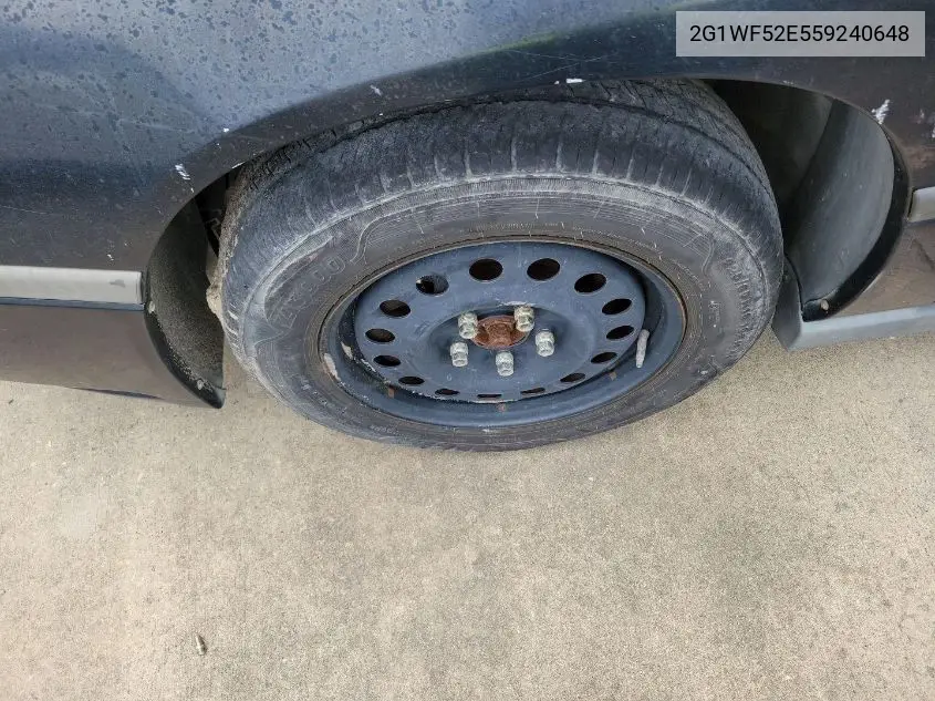 2G1WF52E559240648 2005 Chevrolet Impala