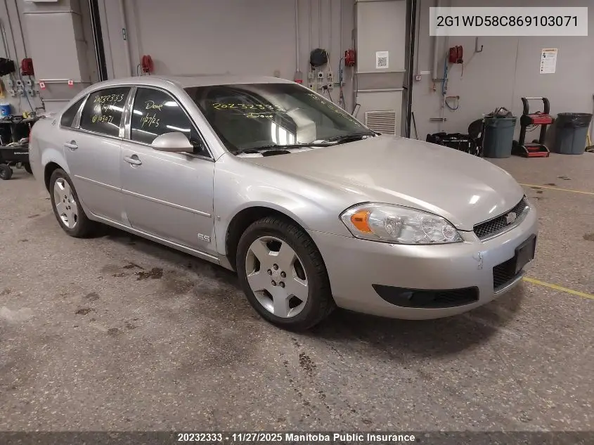 2G1WD58C869103071 2006 Chevrolet Impala Ss