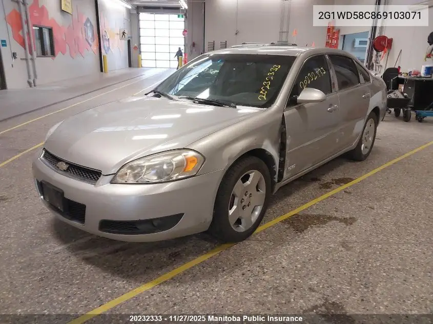2G1WD58C869103071 2006 Chevrolet Impala Ss