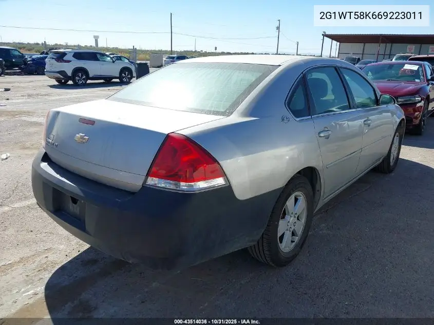 2G1WT58K669223011 2006 Chevrolet Impala Lt