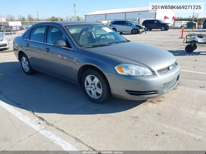 2G1WB58K669271725 2006 Chevrolet Impala Ls