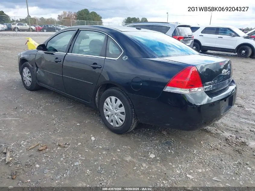 2G1WB58K069204327 2006 Chevrolet Impala Ls