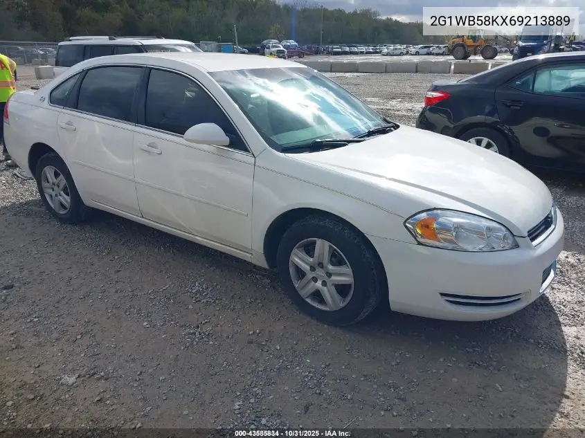 2G1WB58KX69213889 2006 Chevrolet Impala Ls
