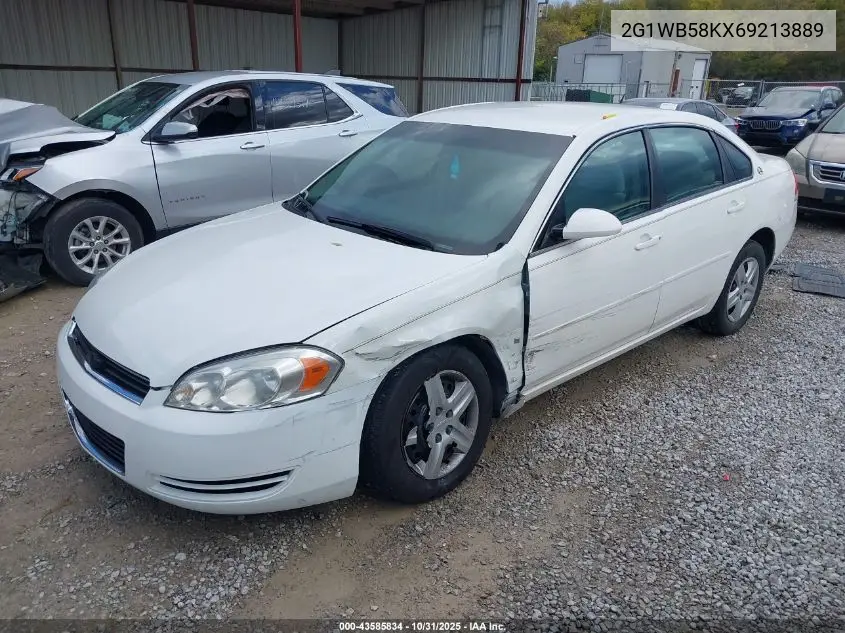 2G1WB58KX69213889 2006 Chevrolet Impala Ls