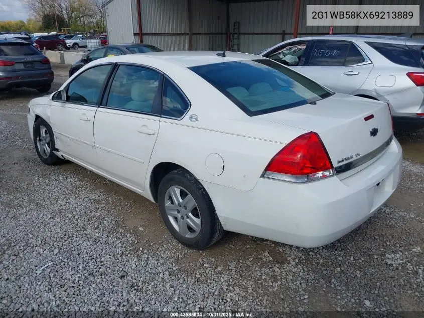 2G1WB58KX69213889 2006 Chevrolet Impala Ls