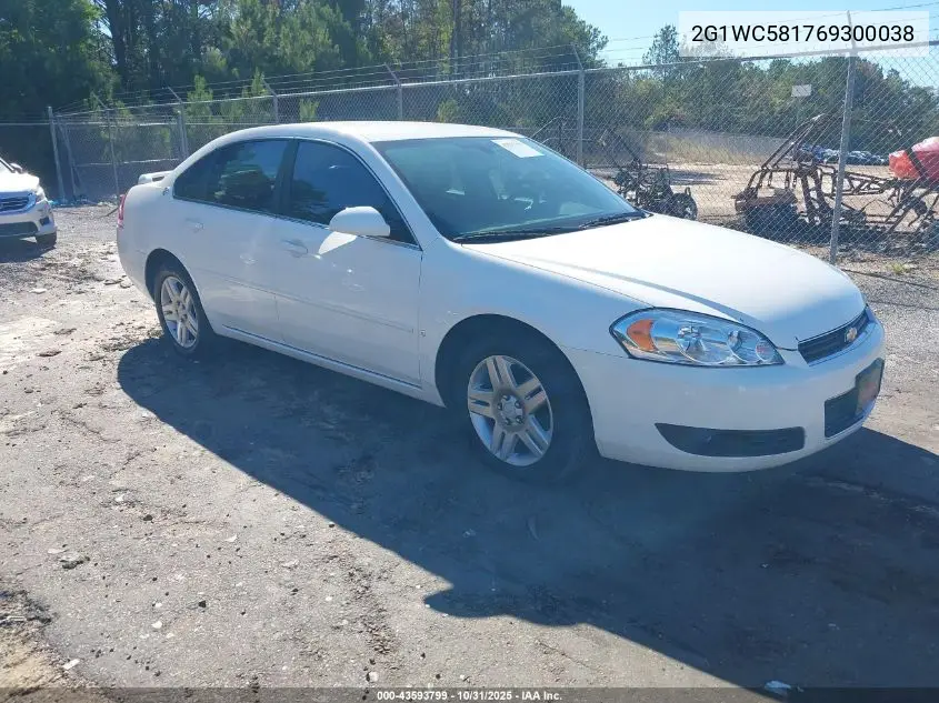 2G1WC581769300038 2006 Chevrolet Impala Lt