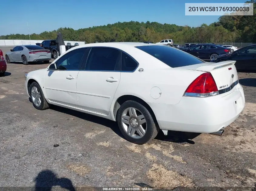 2G1WC581769300038 2006 Chevrolet Impala Lt