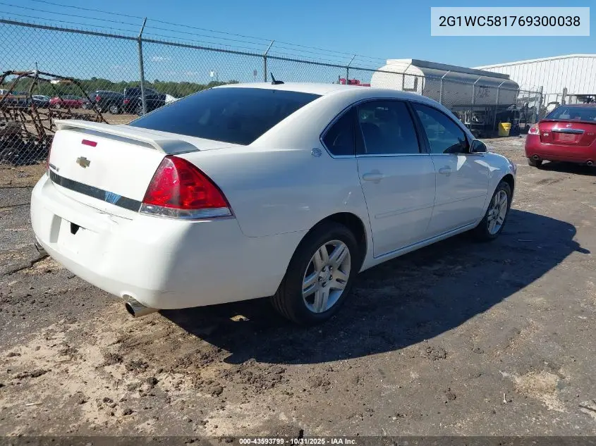 2G1WC581769300038 2006 Chevrolet Impala Lt