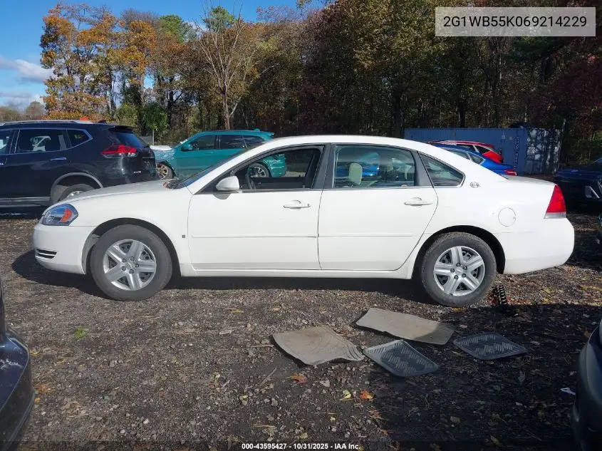 2G1WB55K069214229 2006 Chevrolet Impala Ls