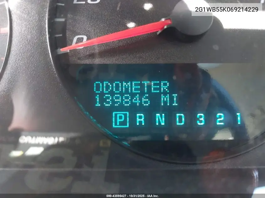 2G1WB55K069214229 2006 Chevrolet Impala Ls