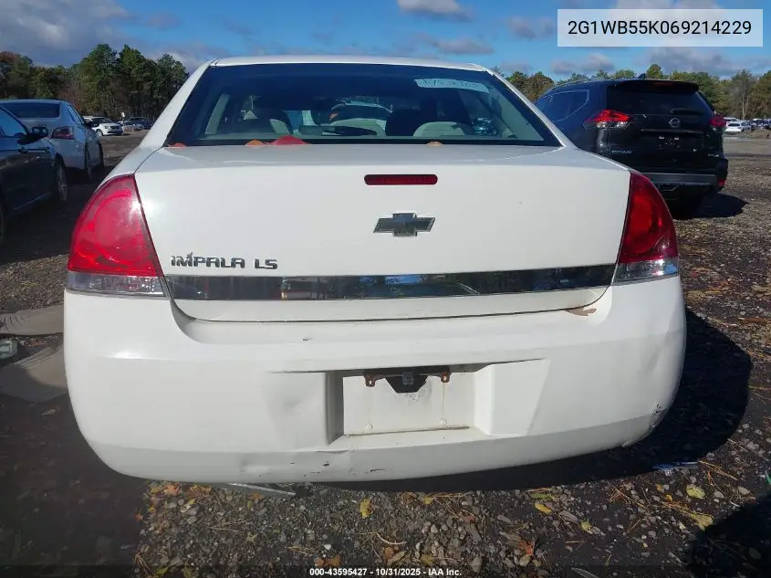 2G1WB55K069214229 2006 Chevrolet Impala Ls
