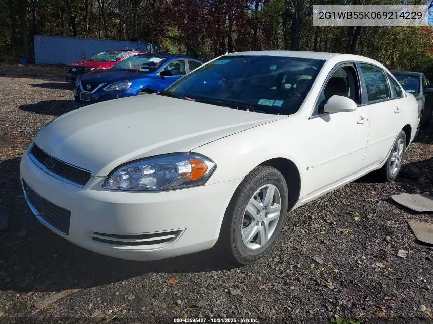 2G1WB55K069214229 2006 Chevrolet Impala Ls