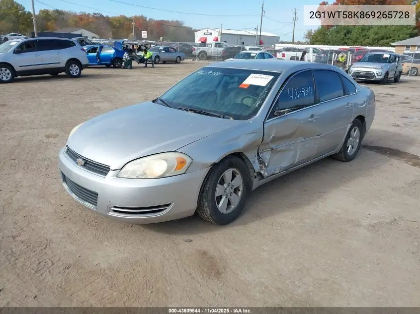 2G1WT58K869265728 2006 Chevrolet Impala Lt